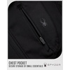 image:imageSpyder Mens Fleece Jacket  UPF 30 2Way Stretch Polar Fleece LightweightBlack Raven