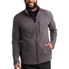 image:imageSpyder Mens Fleece Jacket  UPF 30 2Way Stretch Polar Fleece LightweightHeather Grey