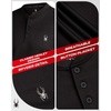 image:imageSpyder Mens Henley Shirt  Easy Care Long Sleeve Lightweight Thermal TopBlack