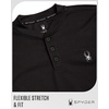 image:imageSpyder Mens Henley Shirt  Easy Care Long Sleeve Lightweight Thermal TopBlack