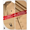 image:imageSpyder Mens Henley Shirt  Easy Care Long Sleeve Lightweight Thermal TopSand