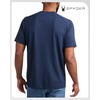 image:imageSpyder Mens Henley Shirt  Easy Care Short Sleeve Lightweight Grid KnitNavy