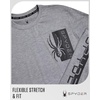 image:imageSpyder Mens Long Sleeve Shirt  Lightweight Pullover Crewneck Classic FitHeather Grey Logo