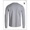 image:imageSpyder Mens Long Sleeve Shirt  Lightweight Pullover Crewneck Classic FitHeather Grey Logo