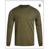 image:imageSpyder Mens Long Sleeve Shirt  Lightweight Pullover Crewneck Classic FitSage Logo