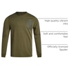 image:imageSpyder Mens Long Sleeve Shirt  Lightweight Pullover Crewneck Classic FitSage Logo