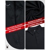 image:imageSpyder Mens Polo Shirt  Breathable Short Sleeve Collared Shirt MenBlack