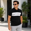 image:imageSpyder Mens Polo Shirt  Breathable Short Sleeve Collared Shirt MenBlack Colorblock