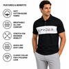 image:imageSpyder Mens Polo Shirt  Breathable Short Sleeve Collared Shirt MenBlack Colorblock