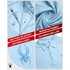 image:imageSpyder Mens Polo Shirt  Breathable Short Sleeve Collared Shirt MenSky Blue