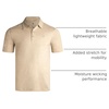 image:imageSpyder Mens Polo Shirt  Breathable Short Sleeve Collared Shirt MenStone