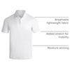 image:imageSpyder Mens Polo Shirt  Breathable Short Sleeve Collared Shirt MenWhite