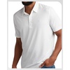 image:imageSpyder Mens Polo Shirt  Breathable Short Sleeve Collared Shirt MenWhite