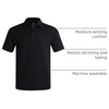image:imageSpyder Mens Polo Shirts  Breathable Lightweight Collared Shirt for MenBlack Ink