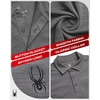 image:imageSpyder Mens Polo Shirts  Breathable Lightweight Collared Shirt for MenHeather Grey