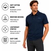 image:imageSpyder Mens Polo Shirts  Breathable Lightweight Collared Shirt for MenNavy Deep