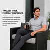 image:imageSpyder Mens Polo Shirts  Breathable Lightweight Collared Shirt for MenPewter Grey