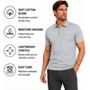 image:imageSpyder Mens Polo Shirts  Breathable Lightweight Collared Shirt for MenPewter Grey