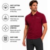 image:imageSpyder Mens Polo Shirts  Breathable Lightweight Collared Shirt for MenRedwood
