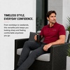 image:imageSpyder Mens Polo Shirts  Breathable Lightweight Collared Shirt for MenRedwood