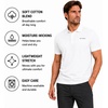 image:imageSpyder Mens Polo Shirts  Breathable Lightweight Collared Shirt for MenWhite