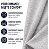 image:imageSpyder Mens Quarter Zip Pullover  Easy Care Long Sleeve LightweightHeather Grey
