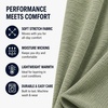 image:imageSpyder Mens Quarter Zip Pullover  Easy Care Long Sleeve LightweightSpruce Green