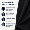 image:imageSpyder Mens Quarter Zip Pullover Sweatshirt  Dry Fit Quarter Zip HoodieBlack