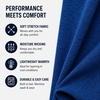 image:imageSpyder Mens Quarter Zip Pullover Sweatshirt  Dry Fit Quarter Zip HoodieBlue