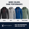 image:imageSpyder Mens Quarter Zip Pullover Sweatshirt  Dry Fit Quarter Zip HoodieSpruce Green