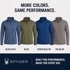image:imageSpyder Mens Quarter Zip Pullover Sweatshirt Soft Fleece Lightweight SoftBlack Zip