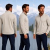 image:imageSpyder Mens Quarter Zip Pullover Sweatshirt Soft Fleece Lightweight SoftBone