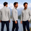 image:imageSpyder Mens Quarter Zip Pullover Sweatshirt Soft Fleece Lightweight SoftSharkskin