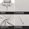 image:imageSpyder Mens Quarter Zip Pullover Sweatshirt Soft Fleece Lightweight SoftSharkskin