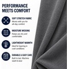 image:imageSpyder Mens Quarter Zip Pullover Sweatshirt Soft Fleece Lightweight SoftSmoke Grey