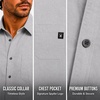 image:imageSpyder Mens Short Sleeve Button Down Shirts  Stretch Lightweight CollaredGrey