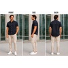 image:imageSpyder Mens Short Sleeve Button Down Shirts  Stretch Lightweight CollaredHeather Black