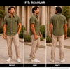 image:imageSpyder Mens Short Sleeve Button Down Shirts  Stretch Lightweight CollaredLight Olive