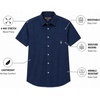 image:imageSpyder Mens Short Sleeve Button Down Shirts  Stretch Lightweight CollaredNavy