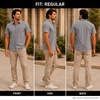 image:imageSpyder Mens Short Sleeve Button Down Shirts  Stretch Lightweight CollaredPewter Smoke