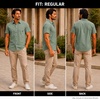 image:imageSpyder Mens Short Sleeve Button Down Shirts  Stretch Lightweight CollaredSpruce Green