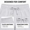 image:imageSpyder Mens Shorts  EasyCare Stretch Lightweight 8 Inch Inseam PocketsPewter