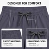 image:imageSpyder Mens Shorts  EasyCare Stretch Lightweight 8 Inch Inseam PocketsPolar