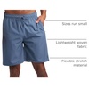 image:imageSpyder Mens Shorts  EasyCare Stretch Lightweight 8 Inch Inseam PocketsSlate Blue
