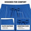 image:imageSpyder Mens Shorts  EasyCare Stretch Lightweight 8 Inch Inseam PocketsSlate Blue