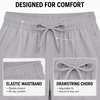 image:imageSpyder Mens Shorts  EasyCare Stretch Lightweight 8 Inch Inseam PocketsSmoke Grey