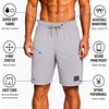 image:imageSpyder Mens Shorts  EasyCare Stretch Lightweight 8 Inch Inseam PocketsSmoke Grey