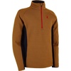 image:imageSpyder Mens Standard Outbound Half Zip MidWeight Mock Neck SweaterToasted