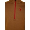 image:imageSpyder Mens Standard Outbound Half Zip MidWeight Mock Neck SweaterToasted