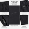 image:imageSpyder Mens Sweatpants  Breathable Stretch Lightweight with Zip PocketsBlack Ink
